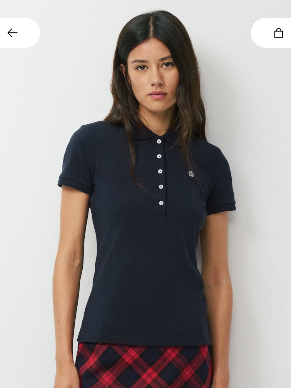 Aritzia Navy Polo